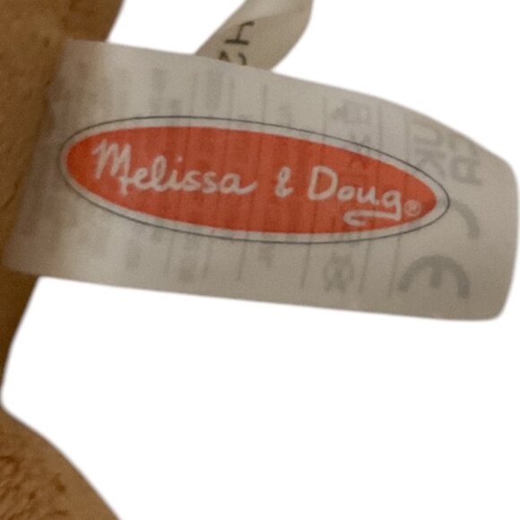 MELISSA & DOUG Plush Smiling Puppy Dog 10" Carmel Brown Soft Stuffed Animal - Picture 9 of 10